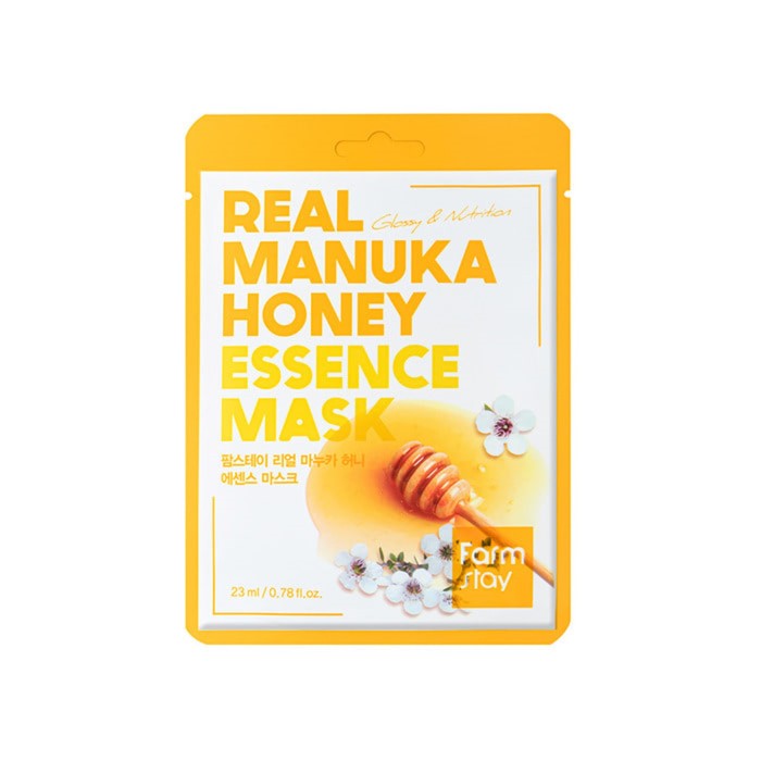 Тканевая маска для лица с экстрактом меда FarmStay Real Manuka Honey Essence Mask, 23 мл
Тканевая маска для лица с экстрактом меда FarmStay Real Manuka Honey Essence Mask, 23 мл
