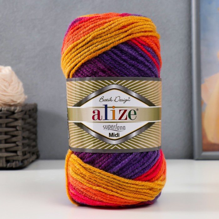 Пряжа "Superlana midi batik" 25% шерсть, 75% акрил 170м/100 гр (6834)
Пряжа "Superlana midi batik" 25% шерсть, 75% акрил 170м/100 гр (6834)