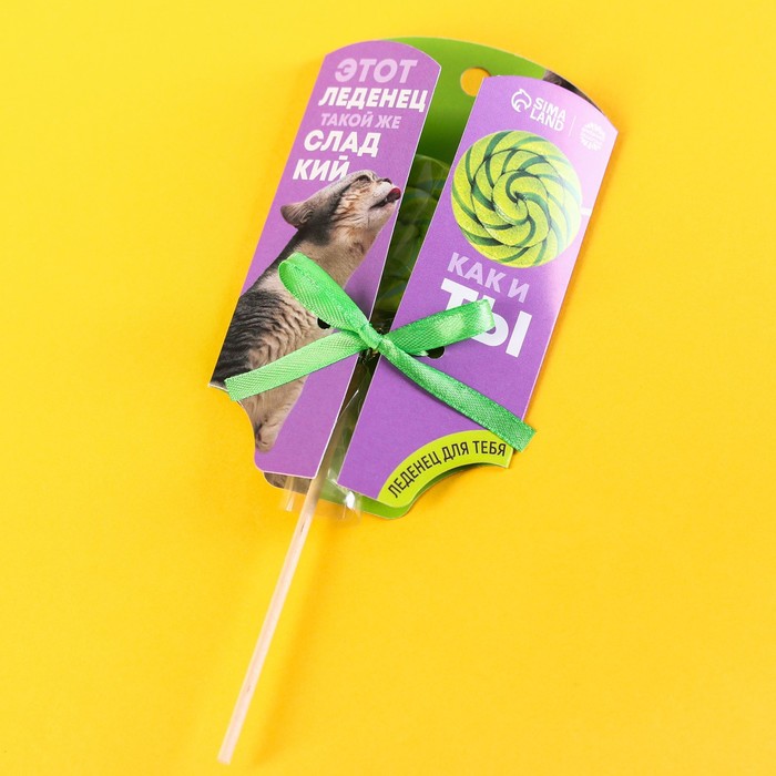 Леденец в открытке «Сладкий леденец», вкус: зеленое яблоко, 15 г.
Леденец в открытке «Сладкий леденец», вкус: зеленое яблоко, 15 г.