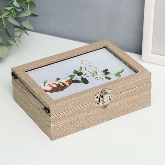 Шкатулка дерево для украшений "Веточка в руке" 5,7х16х11,8 см
Шкатулка дерево для украшений "Веточка в руке" 5,7х16х11,8 см