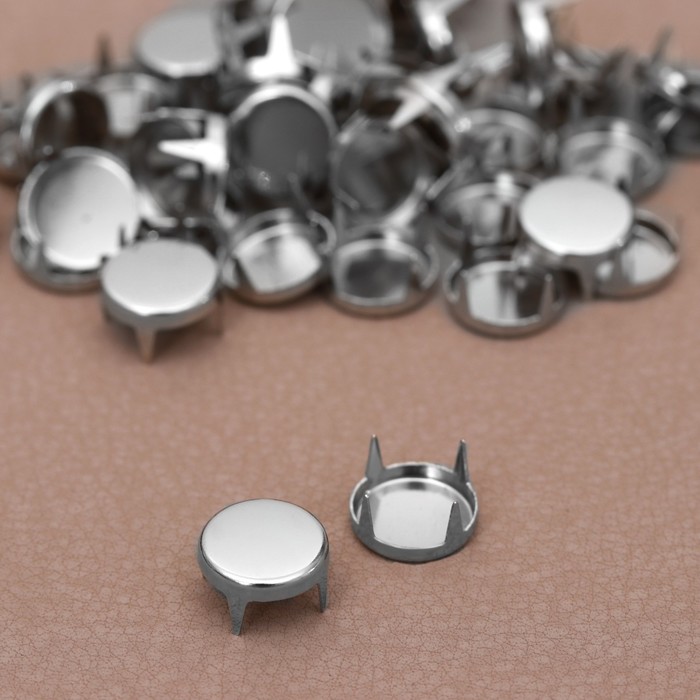 Хольнитен «Круг», d = 10 мм, 4 крепления, 50 шт, цвет серебряный
Хольнитен «Круг», d = 10 мм, 4 крепления, 50 шт, цвет серебряный