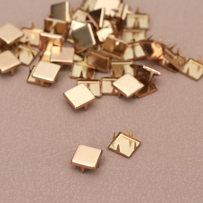 Хольнитен «Квадрат», 10 × 10 мм, 4 крепления, 50 шт, цвет золотой
Хольнитен «Квадрат», 10 × 10 мм, 4 крепления, 50 шт, цвет золотой