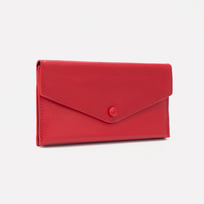 Кошелёк на кнопке, цвет красный
Кошелёк на кнопке, цвет красный