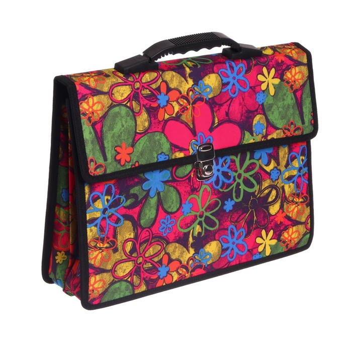 Портфель деловой, ткань, 350 х 260 х 100 мм, Сестрорецк «Разноцветные ромашки»
Портфель деловой, ткань, 350 х 260 х 100 мм, Сестрорецк «Разноцветные ромашки»