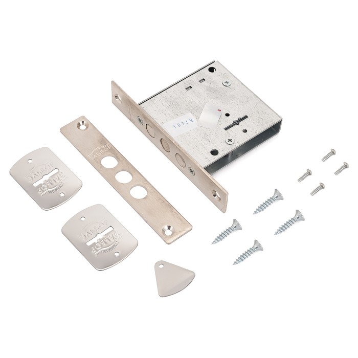 фото Замок врезной без ручек "эльбор" 1.04.06.5.5.к кремень 5 кл., цвет никель