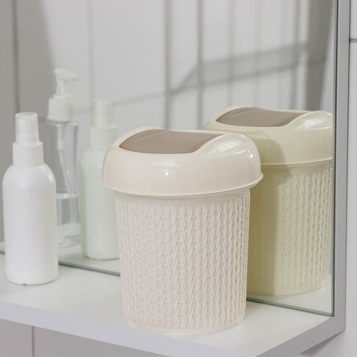 Контейнер для мусора Velvet, 1 л, цвет светло-бежевый
Контейнер для мусора Velvet, 1 л, цвет светло-бежевый