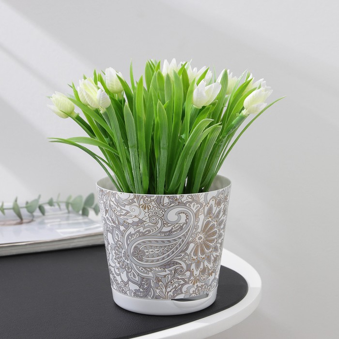 Кашпо для цветов с прикорневым поливом Oregano, 750 мл, d=12 cм, цвет белый
Кашпо для цветов с прикорневым поливом Oregano, 750 мл, d=12 cм, цвет белый