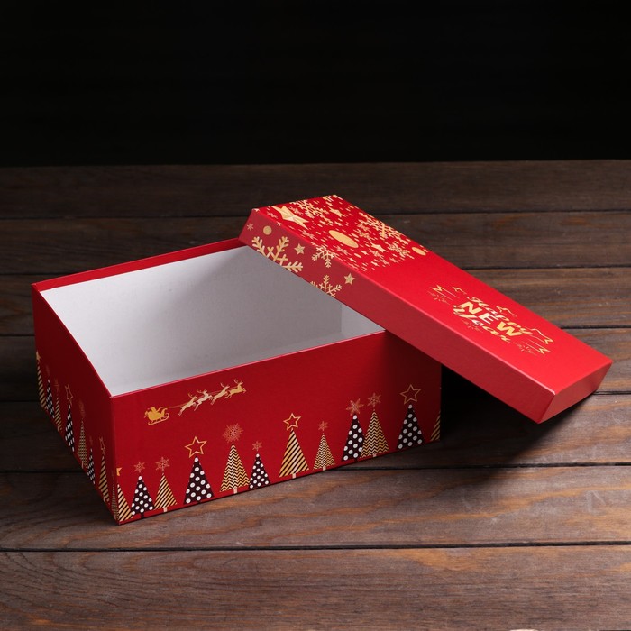 Подарочная коробка "Золотой", 26 х 17 х 11 см
Подарочная коробка "Золотой", 26 х 17 х 11 см