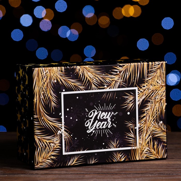 Подарочная коробка "Золотой", 19 х 13 х 8 см
Подарочная коробка "Золотой", 19 х 13 х 8 см