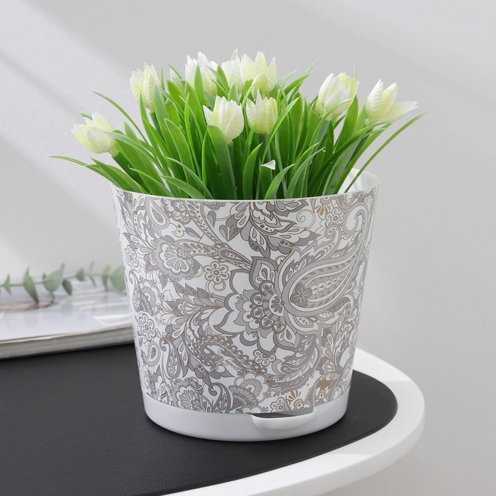 Кашпо для цветов с прикорневым поливом Oregano, 2 л, d=16 cм, цвет белый
Кашпо для цветов с прикорневым поливом Oregano, 2 л, d=16 cм, цвет белый