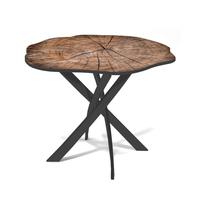 Обеденный стол «Спил 1», 900 × 900 × 750 мм, цвет чёрный / фотопечать 1730304103
Обеденный стол «Спил 1», 900 × 900 × 750 мм, цвет чёрный / фотопечать 1730304103