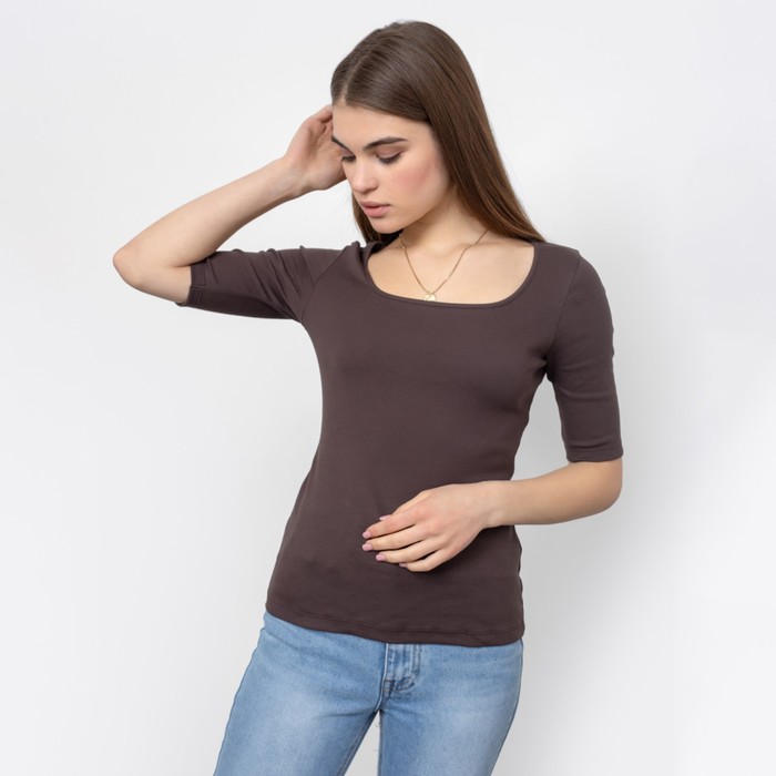 Джемпер женский, цвет шоколад, размер 44
Джемпер женский, цвет шоколад, размер 44