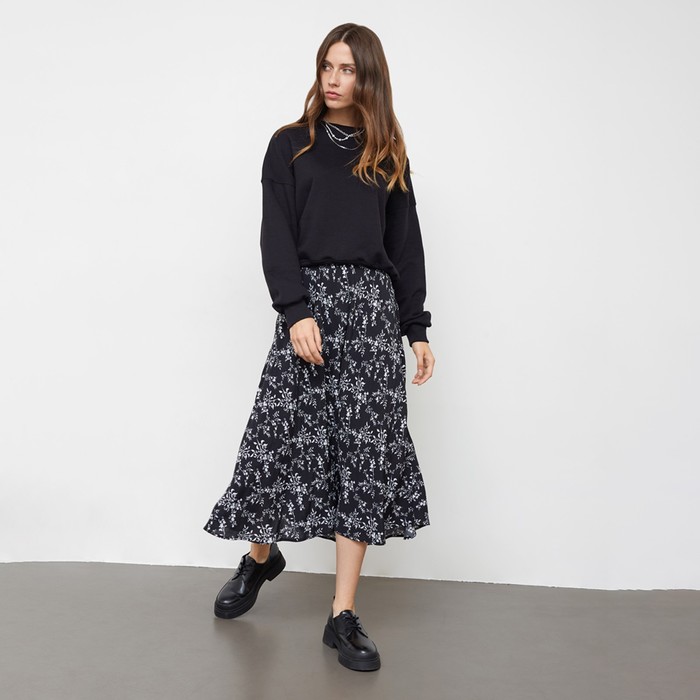 Юбка женская, цвет чёрный, размер 48
Юбка женская, цвет чёрный, размер 48