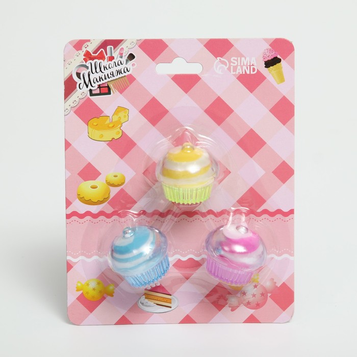Набор детских блесков для губ «Кексики»
Набор детских блесков для губ «Кексики»