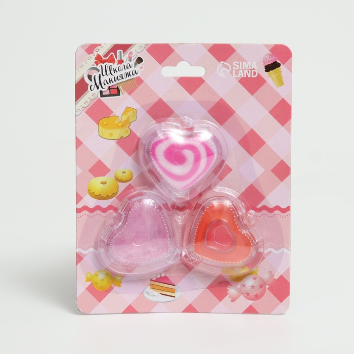 Набор детских блесков для губ «Сердечки»
Набор детских блесков для губ «Сердечки»