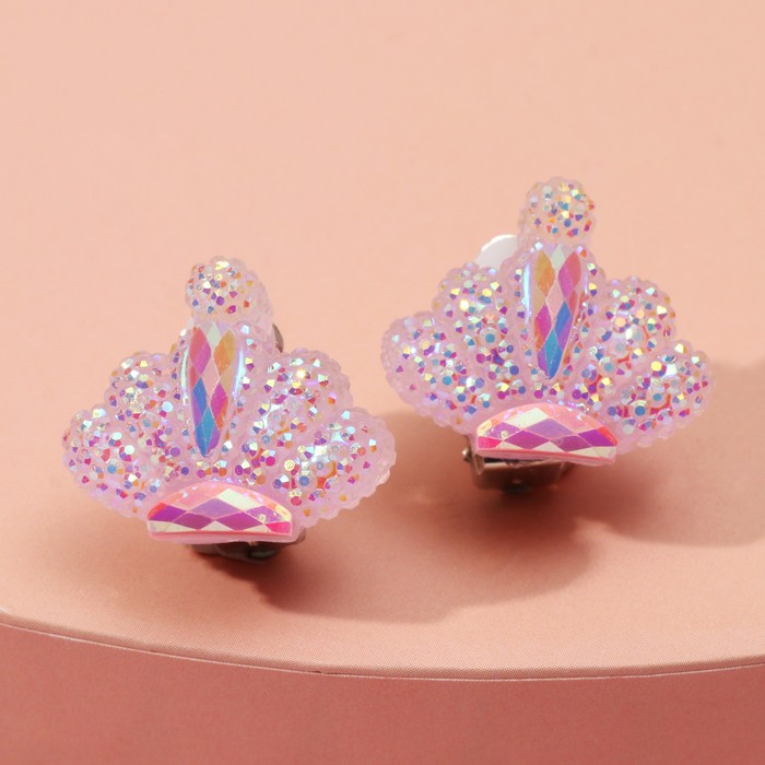 Клипсы детские "Выбражулька" коронка, цвет МИКС
Клипсы детские "Выбражулька" коронка, цвет МИКС