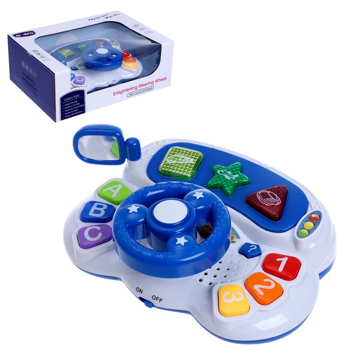 Руль музыкальный развивающий «Вперёд!», световой и звуковой эффект, цвета МИКС
Руль музыкальный развивающий «Вперёд!», световой и звуковой эффект, цвета МИКС