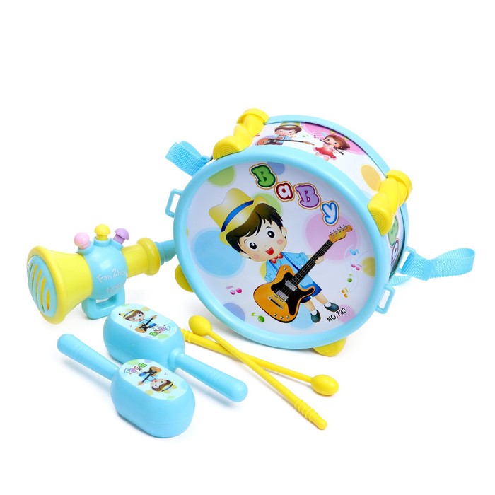 Набор музыкальных инструментов «Мелодия», 6 предметов, МИКС
Набор музыкальных инструментов «Мелодия», 6 предметов, МИКС