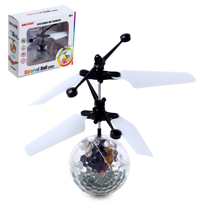 Летающий шар «Супербол», свет, работает от аккумулятора
Летающий шар «Супербол», свет, работает от аккумулятора