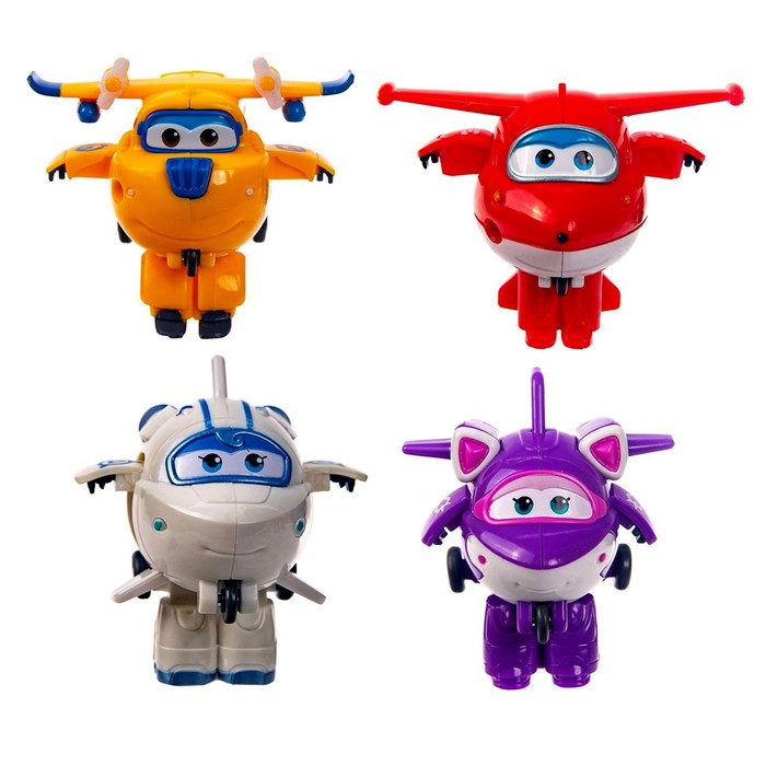 Набор из 4-х мини трансформеров: Джетт, Донни, Астра, Кристал 
Набор из 4-х мини трансформеров: Джетт, Донни, Астра, Кристал