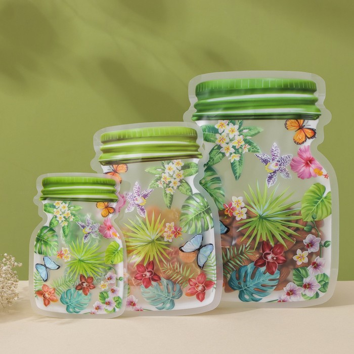 Набор пакетов для хранения сыпучих продуктов «Лето», 3 шт, 15×10 см, 20×13 см, 24,5×16,5 см, zip-lock
Набор пакетов для хранения сыпучих продуктов «Лето», 3 шт, 15×10 см, 20×13 см, 24,5×16,5 см, zip-lock