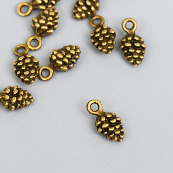 Подвеска "Шишка", цвет бронза 7х13 мм
Подвеска "Шишка", цвет бронза 7х13 мм