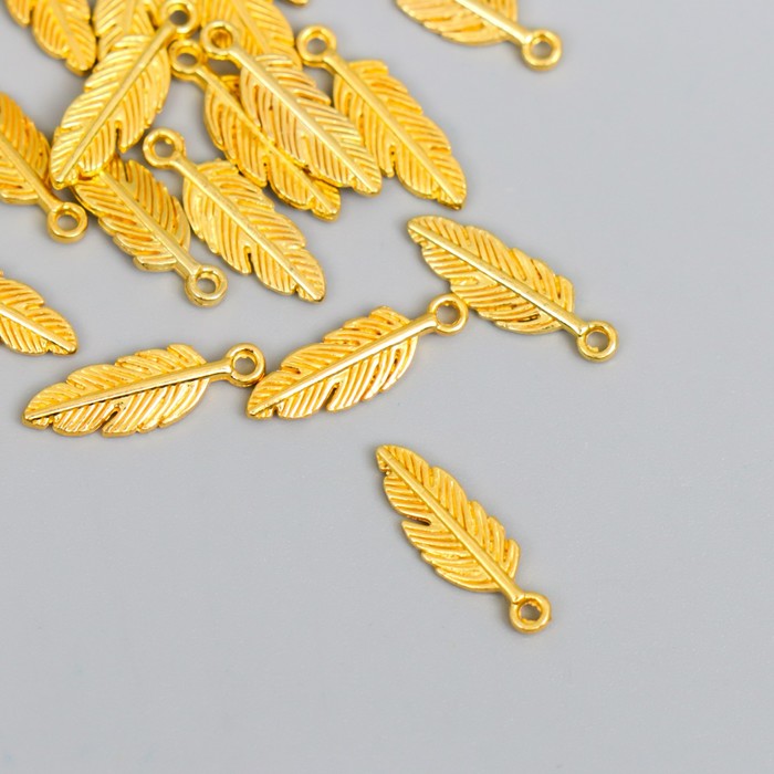 Подвеска "Перо", цвет золото МИКС 5х15 мм
Подвеска "Перо", цвет золото МИКС 5х15 мм