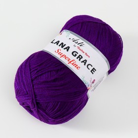 Пряжа "Lana Grace Superfine" 25% шерсть мериноса, 75% акрил 610м/100гр (0266, фиолетовый)
Пряжа "Lana Grace Superfine" 25% шерсть мериноса, 75% акрил 610м/100гр (0266, фиолетовый)