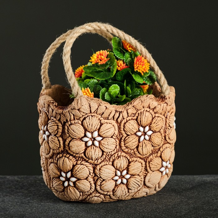 Кашпо "Сумка с цветами" 1,1 л
Кашпо "Сумка с цветами" 1,1 л