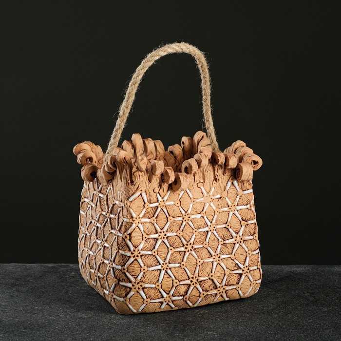 Кашпо "Сумка с узором" 2,25 л
Кашпо "Сумка с узором" 2,25 л