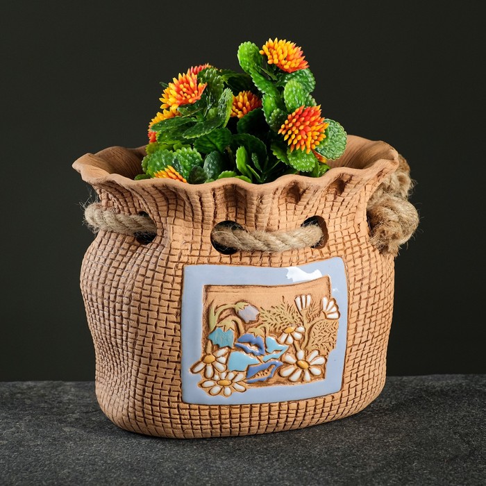 Кашпо "Колокольчики" голубой 1,2 л
Кашпо "Колокольчики" голубой 1,2 л