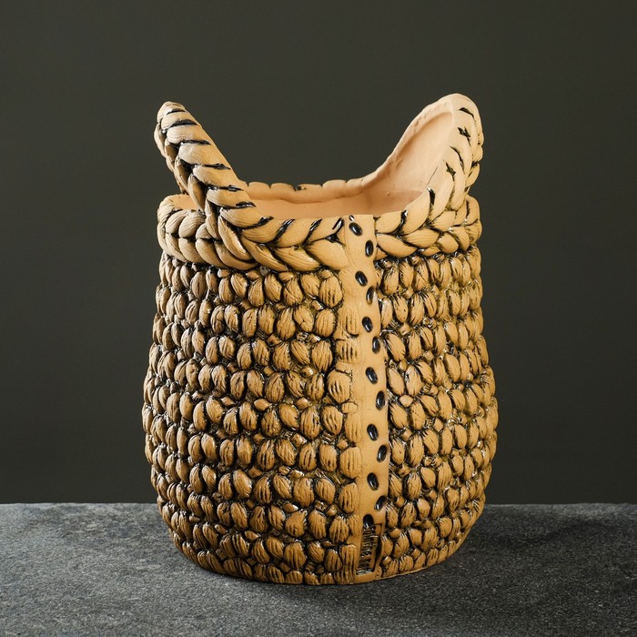 Кашпо "Корзина с ручками прованс" 3 л
Кашпо "Корзина с ручками прованс" 3 л