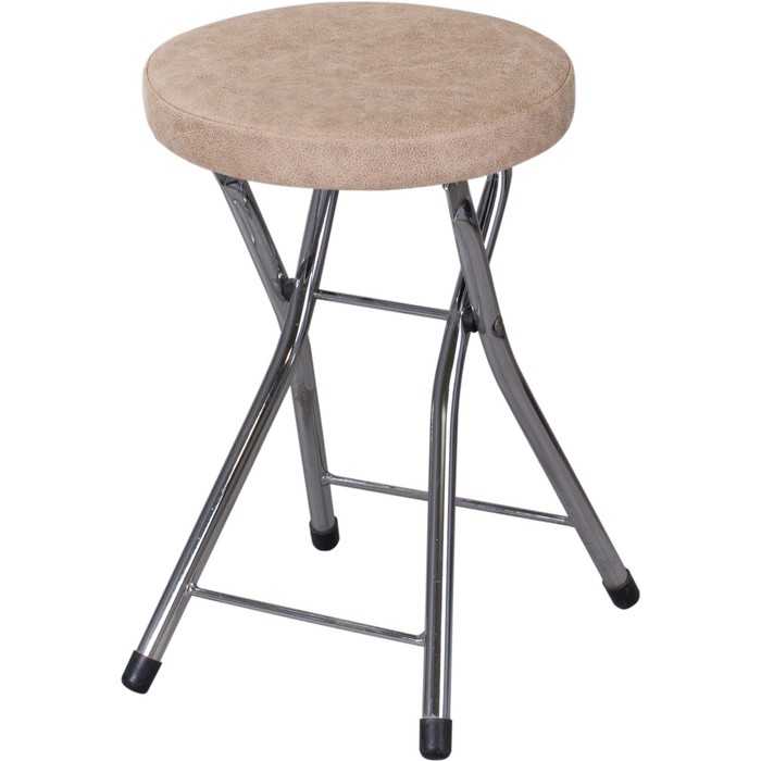 Табурет складной Соренто Z-5, бежевый под замшу 
Табурет складной Соренто Z-5, бежевый под замшу