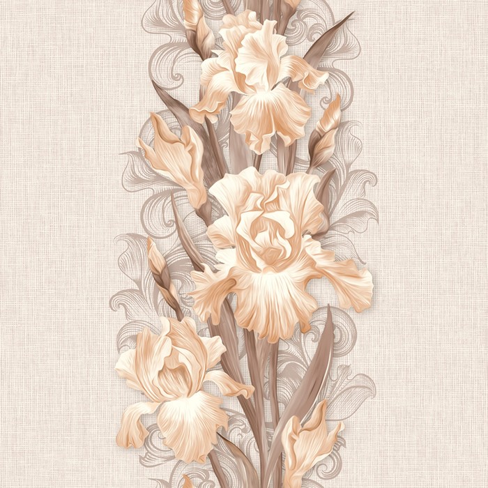 Бумажные обои Ирис 1031-01, 0,53х10,05м, оранжевый
Бумажные обои Ирис 1031-01, 0,53х10,05м, оранжевый