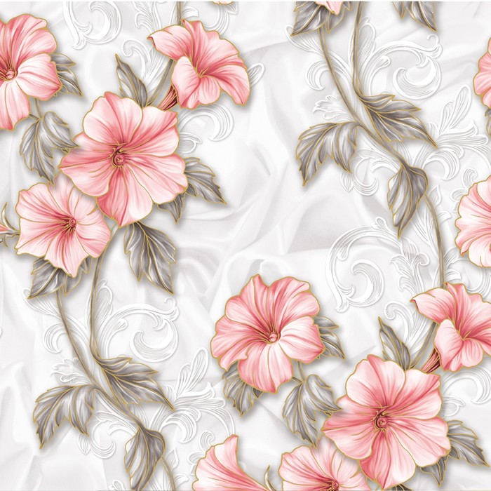 Бумажные обои Мира 1055-012, 0,53х10,05м, розовый 
Бумажные обои Мира 1055-012, 0,53х10,05м, розовый