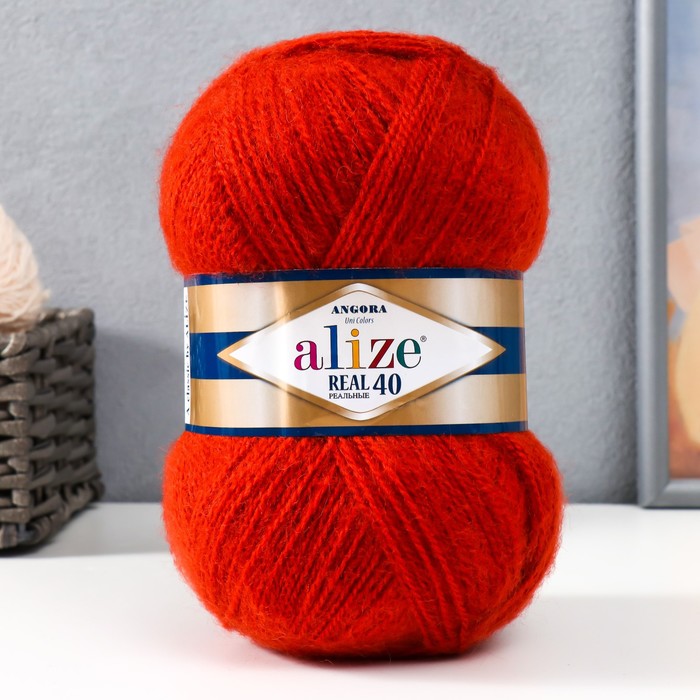 Пряжа "Angora real 40" 60% акрил, 40% шерсть 480м/100гр (36)
Пряжа "Angora real 40" 60% акрил, 40% шерсть 480м/100гр (36)