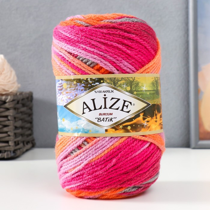 Пряжа "Burcum batik" 100% акрил 200м/100гр (7633)
Пряжа "Burcum batik" 100% акрил 200м/100гр (7633)