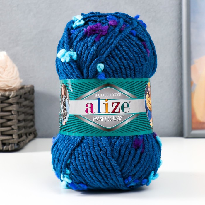 Пряжа "Flower" шерсть 25%, акрил 70%, полиамид 5% 80м/100гр (5318)
Пряжа "Flower" шерсть 25%, акрил 70%, полиамид 5% 80м/100гр (5318)