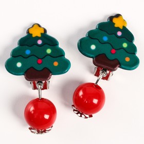 Клипсы детские новогодние "Елочки"
Клипсы детские новогодние "Елочки"