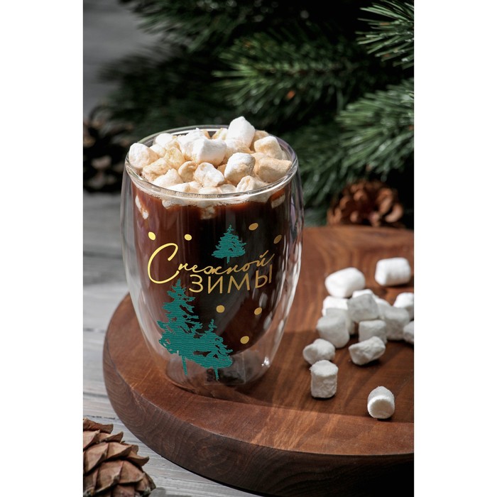 Стакан с двойными стенками "Снежной зимы", 350 мл
Стакан с двойными стенками "Снежной зимы", 350 мл