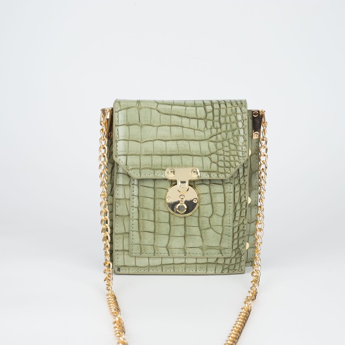 Сумка кросс-боди, отдел на клапане, наружный карман, цвет зеленый
Сумка кросс-боди, отдел на клапане, наружный карман, цвет зеленый