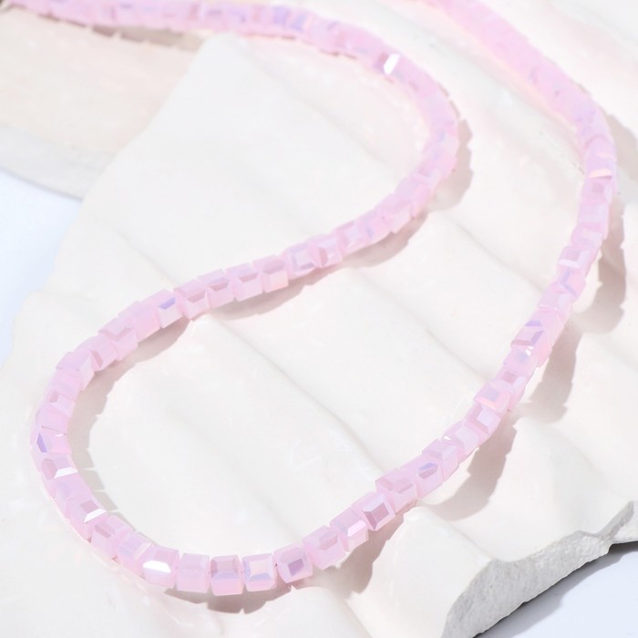 Бусы "Стекло" кубик гранёный, цвет розовый, 45см с удлинителем
Бусы "Стекло" кубик гранёный, цвет розовый, 45см с удлинителем