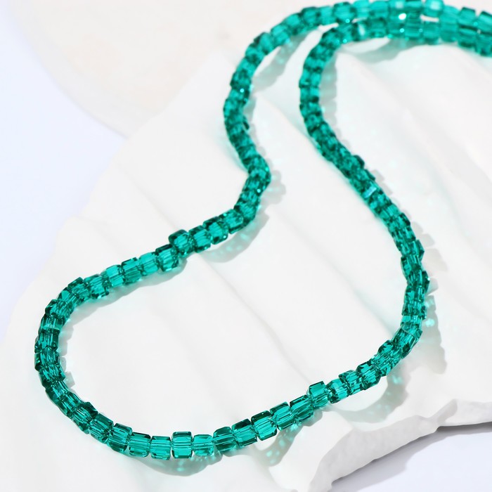 Бусы "Стекло" кубик гранёный, цвет зелёный, 45см с удлинителем
Бусы "Стекло" кубик гранёный, цвет зелёный, 45см с удлинителем