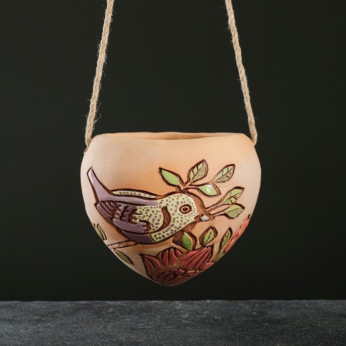 Подвесное кашпо "Птицы с цветами" 1,1 л
Подвесное кашпо "Птицы с цветами" 1,1 л