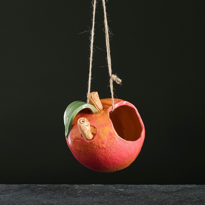 Подвесное кашпо декоративное "Яблоко" красное 0,15 л
Подвесное кашпо декоративное "Яблоко" красное 0,15 л