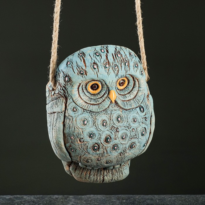 Подвесное кашпо декоративное "Сова" синяя 0,5 л
Подвесное кашпо декоративное "Сова" синяя 0,5 л