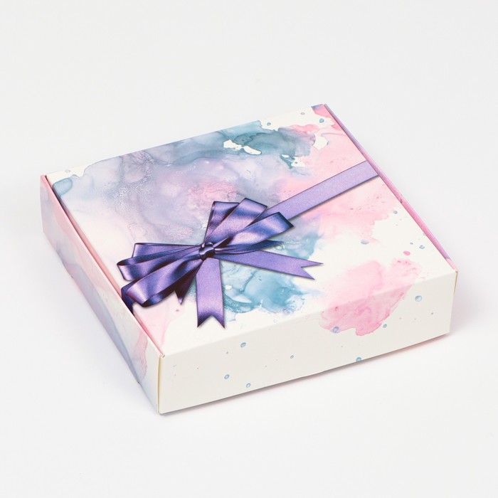 Коробка подарочная "Бант", сиреневая, 20 х 18 х 5 см
Коробка подарочная "Бант", сиреневая, 20 х 18 х 5 см