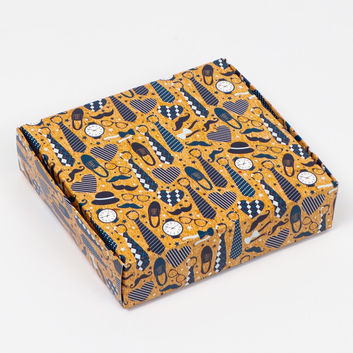 Коробка самосборная "Мужской набор", 20 х 18 х 5 см,
Коробка самосборная "Мужской набор", 20 х 18 х 5 см,