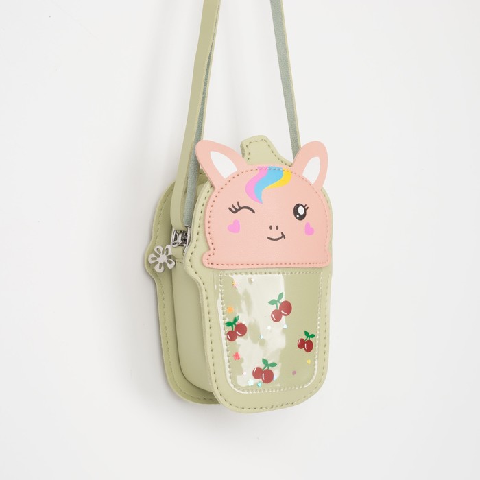 Сумка детская на молнии, цвет зеленый
Сумка детская на молнии, цвет зеленый