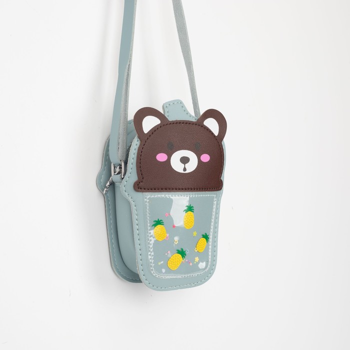 Сумка детская на молнии, цвет голубой 
Сумка детская на молнии, цвет голубой